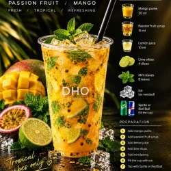 تروبيكال  موهيتو - DHO Menu