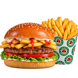 وجبة برغر لحم - شريقي Menu