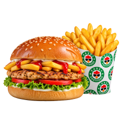 وجبة برغر دجاج - شريقي Menu