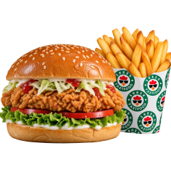 وجبة كرسبي برغر - شريقي Menu